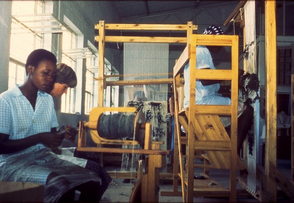 In der Webschule in Karibib